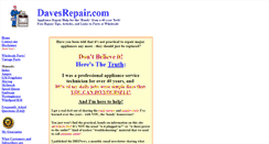 Desktop Screenshot of davesrepair.com